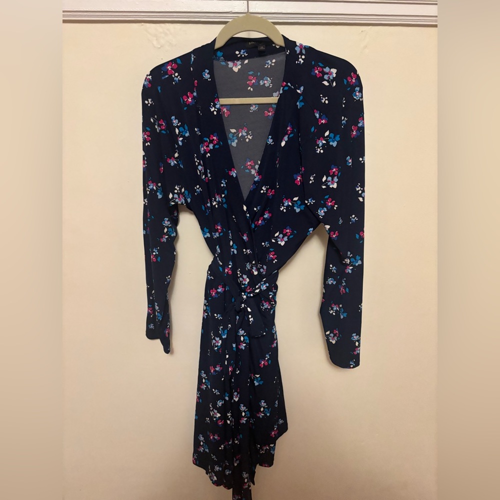 Banana Republic Navy Floral Dress